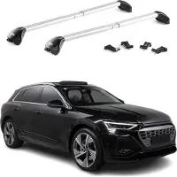 Aurilis Dachträger Grundträger für Audi Q8 F1 2018-2025 Aluminium Silber 2 tlg ABE