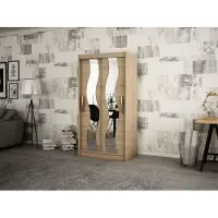 Minio Kleiderschränk 120 cm SEWILLA Sonoma Eiche