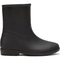 Permani Damen Gummistiefel Gummi Wasserdichte Schuhe Gartenschuhe Peris Schwarz Gr.41