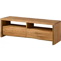 MASSIVMOEBEL24.DE MASSIVMOEBEL24 TV-Board Wildeiche 151x45x50 natur geölt PURE OAK #108