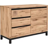 MASSIVMOEBEL24.DE Sideboard Wildeiche 120x45x85 bianco geölt VILLANDERS #210