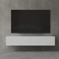Doporro TV Lowboard hängend Fernsehschrank Wohnzimmer | TV-Schrank hängend Fernsehtisch Hängeschrank 160cm Fernsehschrank02