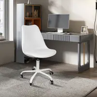 Supfine Bürostuhl Homeoffice Stuhl Drehstuhl Schreibtischstuhl Weiß