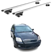Aurilis Dachträger für Toyota Avensis mk1 Kombi 1997-2003 5 tür 90kg Alu Silber 2x ABE