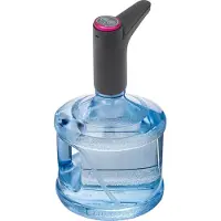 Easybuy Schwarz Wasserflasche Pumpe (5L, 10L, 15L, 18,9L) Wasserspender automatische Wasserpumpe für Büro Camping Zuhause