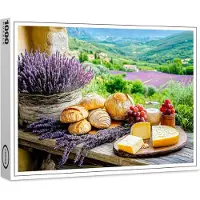 Raxxa Premium-Puzzle "Lavendelbrotzeit mit Blick auf die Provence", 1000 Teile