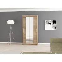 Minio Kleiderschränke TOKYO 1 100 cm Sonoma