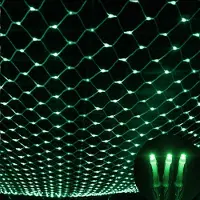 Rosikey 3X2M 200 LED Lichterkette Netz Lichternetz Grün Dauerlichtmodus Lichtervorhang Innen Party Balkon Deko Weihnachtsbeleuchtung
