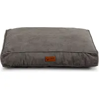 POOM Hundebett High Cloud – Exklusive Hundeliege aus hochwertigem Stoff, langlebiges Hundekissen für höchsten Komfort (M-80x70, Braun)