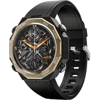 Douself Rogbid M1 Smartwatch, 1,45-Zoll-IPS-Voll-Touchscreen/IP68 wasserdicht/Bluetooth-Anrufe/Gesundheitsüberwachung/mehrere Sportmodi, Schwarz