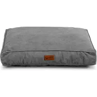 POOM Hundebett High Cloud – Exklusive Hundeliege aus hochwertigem Stoff, langlebiges Hundekissen für höchsten Komfort (XL-110x90, Hellgrau)