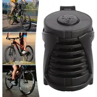 Easybuy Faltschloss Fahrradschloss Zahlenschloss mit Schlüssel Schwarz