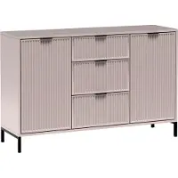 Minio , Kommode, Sideboard "Asti" 134.6cm, Kaschmir Farbe