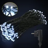 Peviasot 10M 100 LED Lichterkette 8 Lichtmodi Party Garten Beleuchtung Innen Weihnachten Hochzeit Deko Kaltweiß