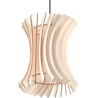 Sollux Hängeleuchte ORIANA Holz 1xE27 15W Holz 107x30x30cm