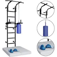 Monkey-gym Teenager Box Gymnastikleiter - schwarz elite, Handschuhe 8-10
