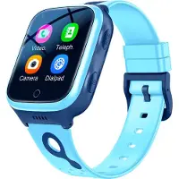 Mc star 4G Kids SmartWatch Wasserdichte IPX7 Videotelefonanrufverfolgung Android Smartwatch,blau