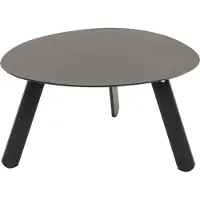 In And OutdoorMatch Beistelltisch - Schwarz - 55x46x28 cm - Stahl