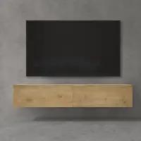 Doporro TV Lowboard hängend Fernsehschrank Wohnzimmer | TV-Schrank hängend Fernsehtisch Hängeschrank 160cm Fernsehschrank02