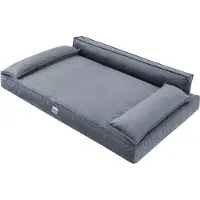 TexCorp Hundebett CHAMPION ( 78 x 54 cm ) – robustes Samt Haustierbett mit abnehmbarem Bezug, waschbar & komfortabel – Doggy