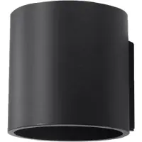 Sollux Wandleuchte ORBIS 1 schwarz 1xG9 8W Aluminium 10x12x10cm
