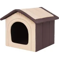 Stanislaw Jurga Faltbares Hundehaus für Innen & Außen – 38x44x45 cm – waschbar, leicht,