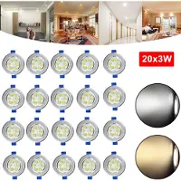 XINZI 20 x 3W LED Einbauleuchte LED Deckenspot LED Einbauspot LED Spot Einbauleuchten Spotlight LED Deckenstrahler - Warmweiß