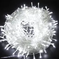 Lapalife Lichterkette 30m 300 LED 8 Lichtmodi Wasserdicht Innen Weihnachten Hochzeit Party Garten Deko, Weiß