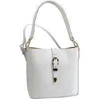 Toscanto Damen Umhängetasche Tasche weiß Leder D2OTTM812UW