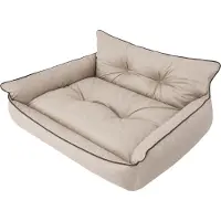 Stanislaw Jurga Hundebett "Joker" Gepolstert – Hundematratze, Sofa, Tierbett | 105x80cm | Wasserabweisend | Marke pillowprim