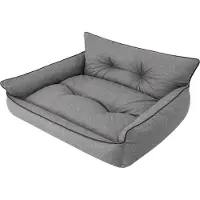 Stanislaw Jurga Hundebett "Joker" Gepolstert – Hundematratze, Sofa, Tierbett | 130x105cm | Marke pillowprim