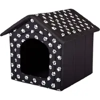 Stanislaw Jurga Faltbare Hundehütte R5 – 60x70x63 cm – weich & stabil – Indoor & Outdoor – mit Reißverschlussdach –  | PillowPrim