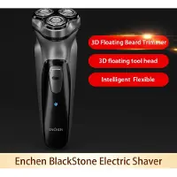 Lixada Xiaomi Youpin 3D Elektrorasierer Enchen BlackStone Elektrorasierer Waschbar Bartschneider fuer Maenner Akku-Rasierer Maschine