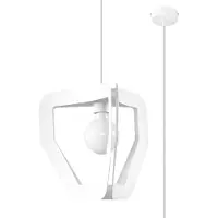 Sollux Hängeleuchte TRES weiß 1xE27 15W Stahl 130x33x33cm