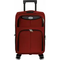 H4L Reisekoffer Mykonos Softshell TSA Schloss 360° Rollen Leicht Robust S/M/L Verschiedene Farben Blau L