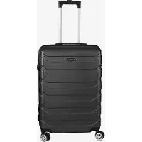 H4L Koffer Trolley Reisekoffer Hartschalenkoffer ABS Schwarz 44x27x64cm 4 Rollen