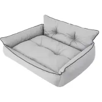 Stanislaw Jurga Hundebett "Joker" Gepolstert - 105x80 cm - | Ekolen-Stoff | Sofa, Tierbett, Hundesofa, Matratze | Marke PillowPrim