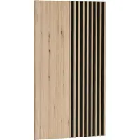 MINIO go for it , Wandaplication "CALI 11", 80 x 120 cm, Artisan Eiche / Schwarze Farbe