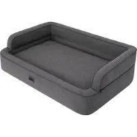 TexCorp Hundebett PARADISE – gemütliches Hundesofa mit hohen Seiten, abnehmbarer Bezug -L: 78x47 cm- Doggy