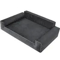 Stanislaw Jurga Pillowprim Hundebett "Glamour" -100x65cm- elegantes Sofa-Kissen für Hunde, weich & waschbar