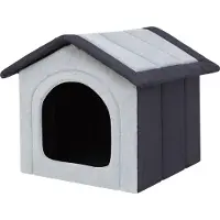 Stanislaw Jurga Faltbares Hundehaus für Innen & Außen – R1 38x32cm – waschbar, leicht,
