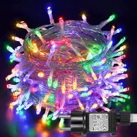 ROSNEK 100m 800 LEDs Lichterkette 8 Lichtmodi mit Timer Lichterketten für Innen Garten Hof Hochzeit Weihnachten Party, Bunt