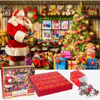 Sonstige Verlage Adventskalender Puzzle 1008 Teile 24 Tage bis Weihnachten 70x50cm