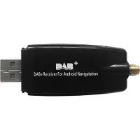 Vislone DAB+009 Auto-Plug-in-Digitalradio, europäische DAB-Box, Android 5.1 und höher, spezielle USB-Schnittstelle mit Betriebsanzeige, Schwarz