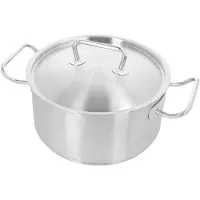Demeyere Kochtopf Classic Pro 3 mit Deckel Silber 18 cm
