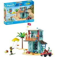 Playmobil Wachturm Mit Strandauto Bauspiel
