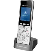 Grandstream Networks WP822, IP-Telefon, Schwarz, Silber, Kabelloses Mobilteil, 2 Zeilen, 500 Eintragungen, Tasten