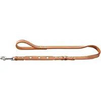 Hunter Schweizer Lederleine 1,8cm/1m beige