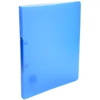 Exacompta 54152E 25x Ringbuch aus PP 500μ mit 2 Ringen 15mm, Rückenbreite 20mm, Chromaline, 32x25cm für DIN A4 - Blau