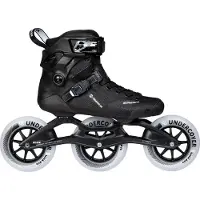 Powerslide Inline Skate Stream Carbon 125, in schwarz für Racing, Marathon, Männer und Frauen